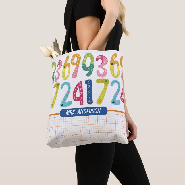 School Teacher Tote Bag (Close Up)