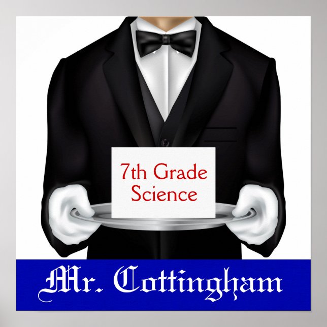 School Teacher's Classroom Welcome - SRF Poster (Front)