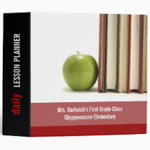 School Teacher's Lesson Planner Binder