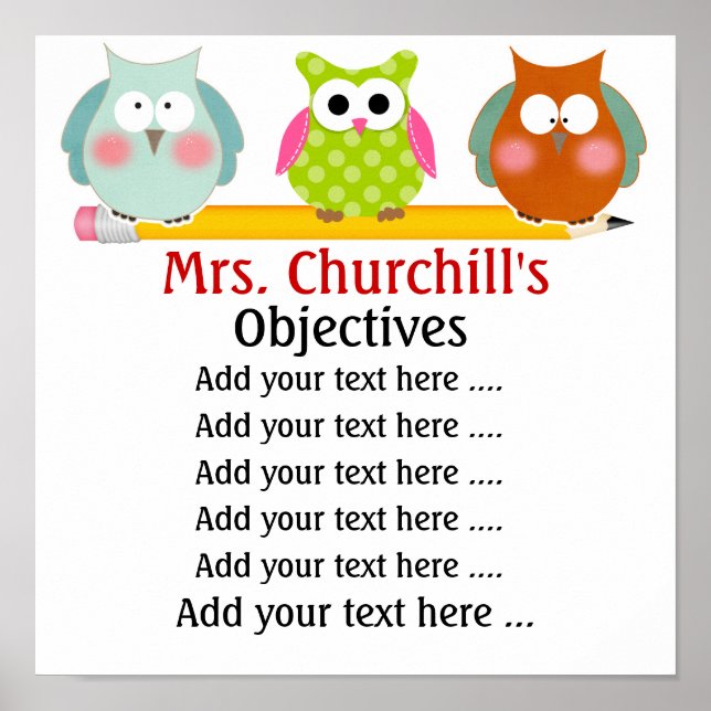 School Teacher's Poster - SRF (Front)