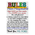 School Teacher's Poster - SRF