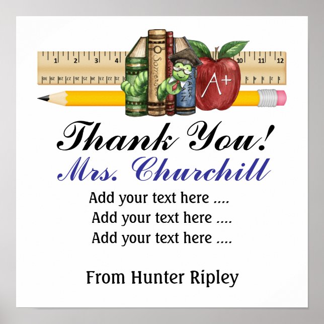 School Teacher's Poster - SRF (Front)