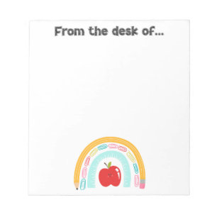 School theme notepad