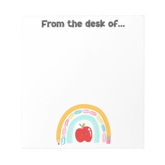 School theme notepad (Front)