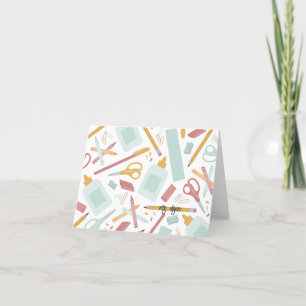 School Tools Personalised Teacher Thank You Card