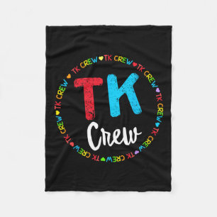 School Transitional Kindergarten Team Tk Crew  Fleece Blanket