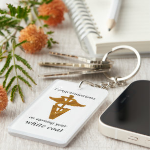 School Veterinary White Coat Ceremony Key Ring