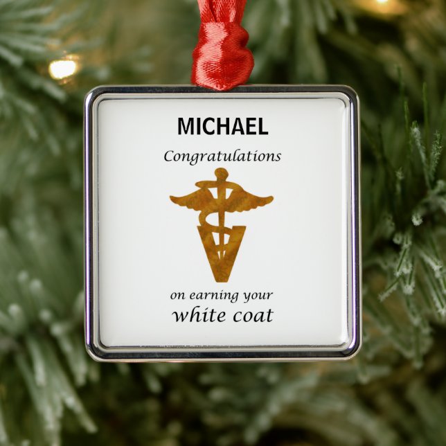 School Veterinary White Coat Ceremony Metal Tree Decoration (Tree)