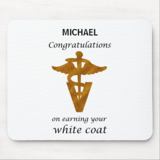 School Veterinary White Coat Ceremony Mouse Mat