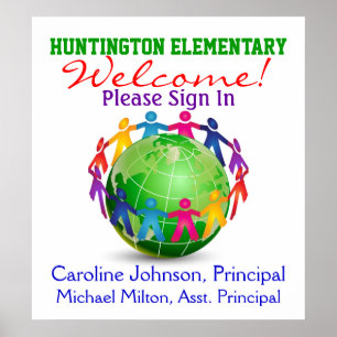 School Welcome Poster