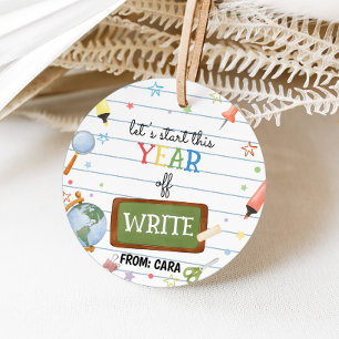 School Year Back to School Favour Tags