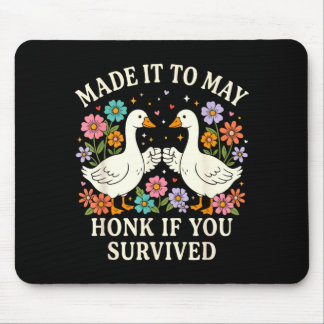 School Year End Make to May Funny Teacher Goose Mouse Mat