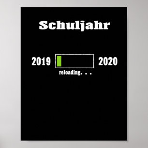 School Year Loading Bar Poster