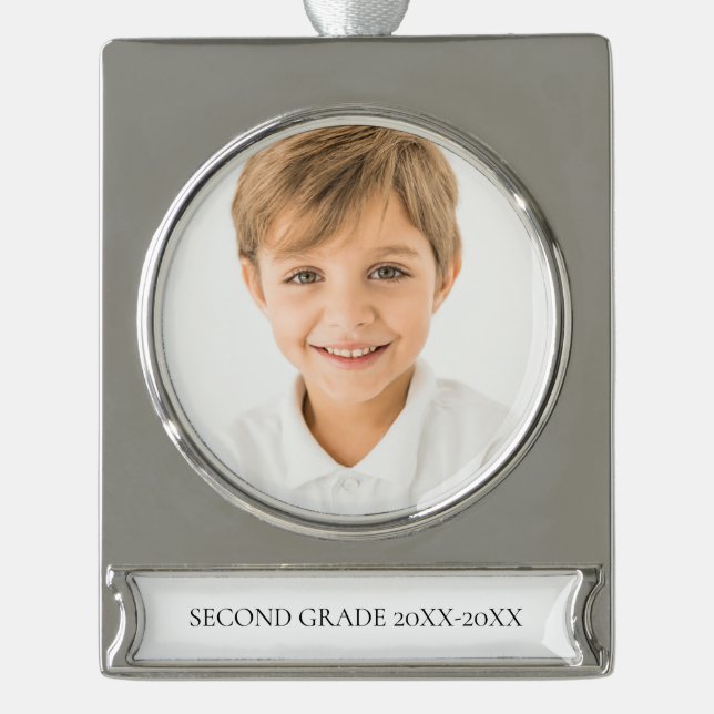 School Year Photo Ornament (Front)
