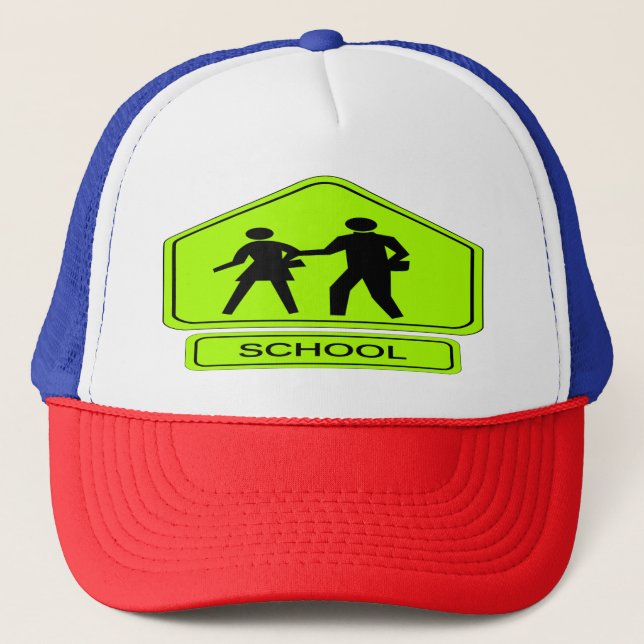 School Zone Trucker Hat (Front)