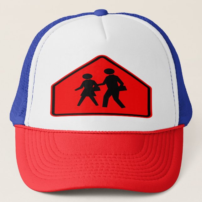 School Zone Trucker Hat (Front)