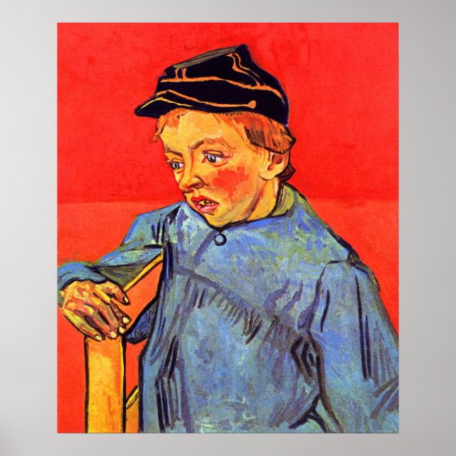 Schoolboy by Vincent van Gogh Poster (Front)