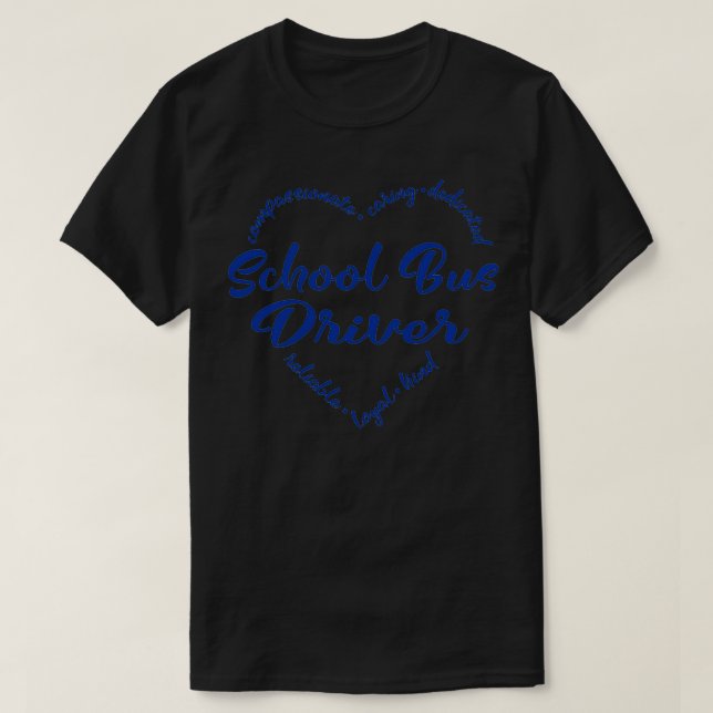 Schoolbus driver school bus driver back to school  T-Shirt (Design Front)