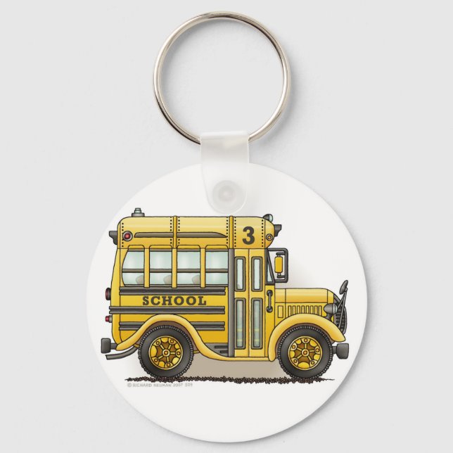 Schoolbus Key Chains (Front)