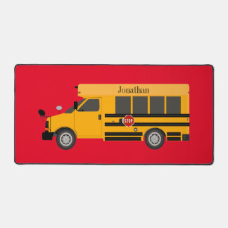 Schoolbus Kids Décor Desk Mats & Pads