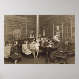 Schoolhouse by Lewis Hine, 1921 Poster