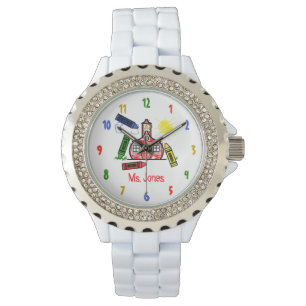 Schoolhouse & Crayons Teacher Watch