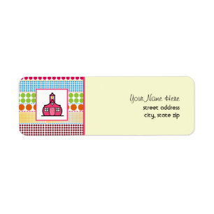 Schoolhouse Multicolored Polka Dots Teacher
