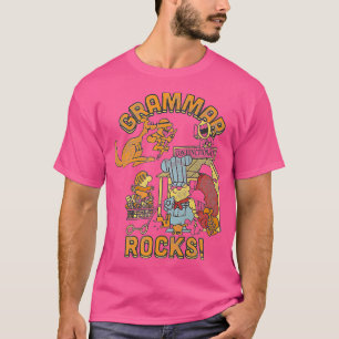 Schoolhouse Rock Grammar Rocks Premium  T-Shirt