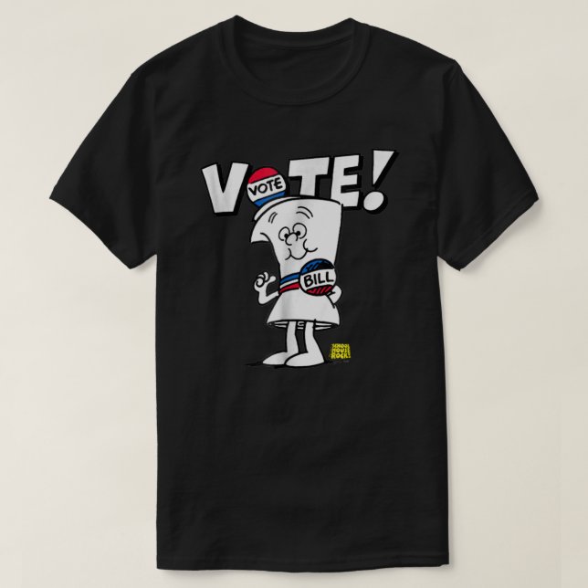 Schoolhouse Rock Vote with Bill Essential T-Shirt (Design Front)