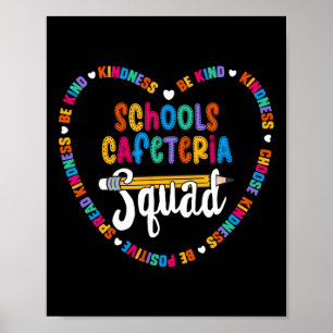 Schools Cafeteria Squad Byck To School Happy First Poster