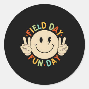 School'S Field Trip Squad For Teacher Field Day Fu Classic Round Sticker