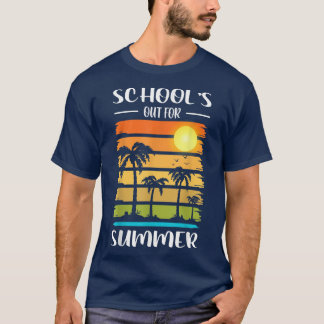 Schools Out for Hello Beach Summer Teacher Outfit  T-Shirt