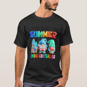 School's Out For Summer 2nd Grade Teacher Gnome Su T-Shirt