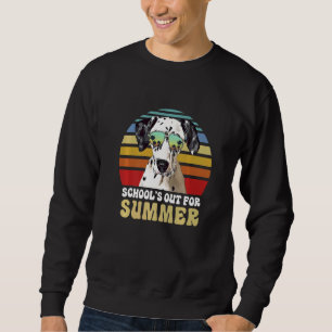 Schools Out For Summer Dalmatian Dog Teacher   Sweatshirt