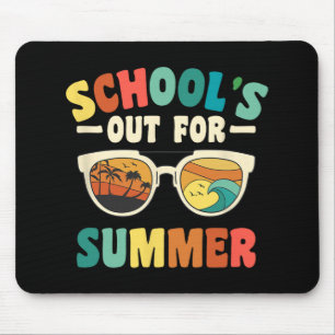 School's Out For Summer For Groovy Students Teache Mouse Mat