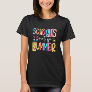 Schools Out For Summer Funny Teacher Kids T-Shirt
