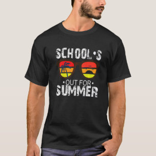 Schools Out For Summer Glasses Last Day Of School T-Shirt