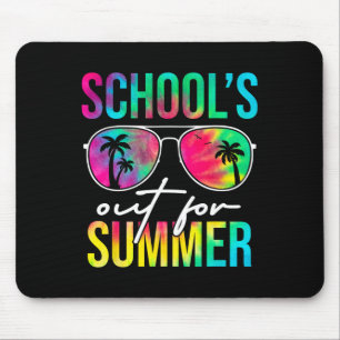 Schools Out For Summer Graduation Students Teacher Mouse Mat