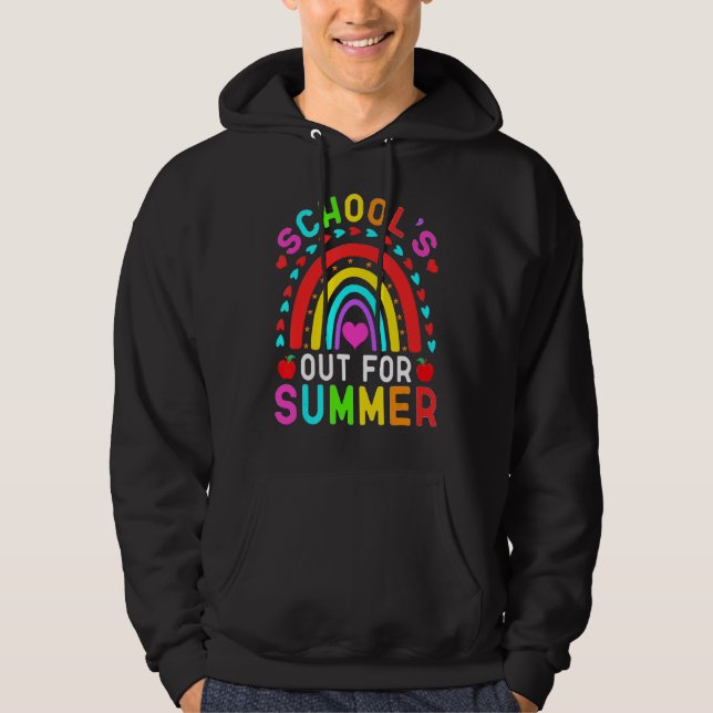 School's Out For Summer Happy Last Day Of School T Hoodie (Front)
