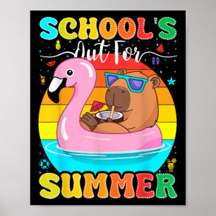 Schools Out For Summer Last Day Of School Teacher  Poster