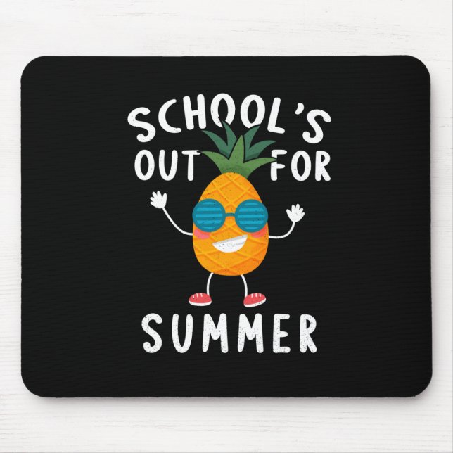 Schools Out For Summer  Mouse Mat (Front)