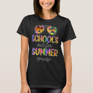 Schools Out For Summer Paralife Palm Tree Summer S T-Shirt