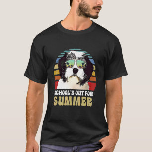 Schools Out For Summer Polish Lowland Sheepdog Dog T-Shirt
