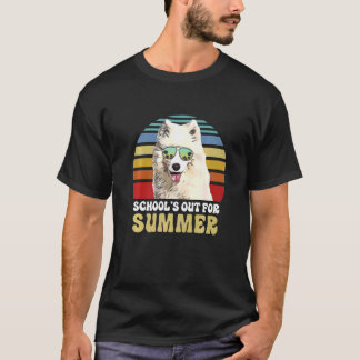 Schools Out For Summer Samoyed Dog Teacher T-Shirt