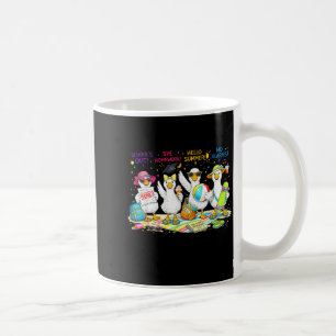 Schools Out for Summer Silly Goose Teacher Funny Coffee Mug