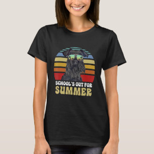 Schools Out For Summer Standard Schnauzer Dog Teac T-Shirt