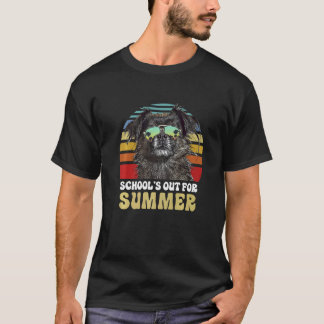 Schools Out For Summer Tibetan Spaniel Dog Teacher T-Shirt