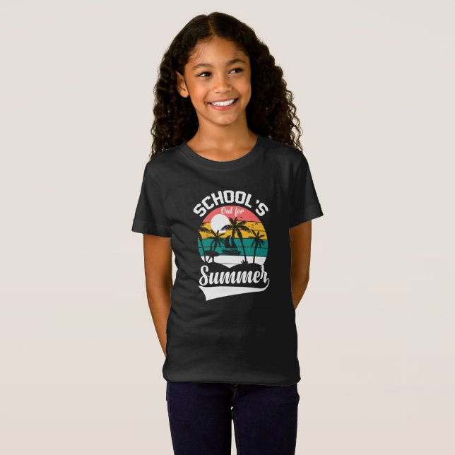 Schools Out for Summer Time T-Shirt (Front Full)