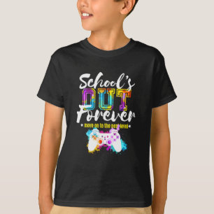 School's Out Forever Gamer Graduation Gift Move On T-Shirt