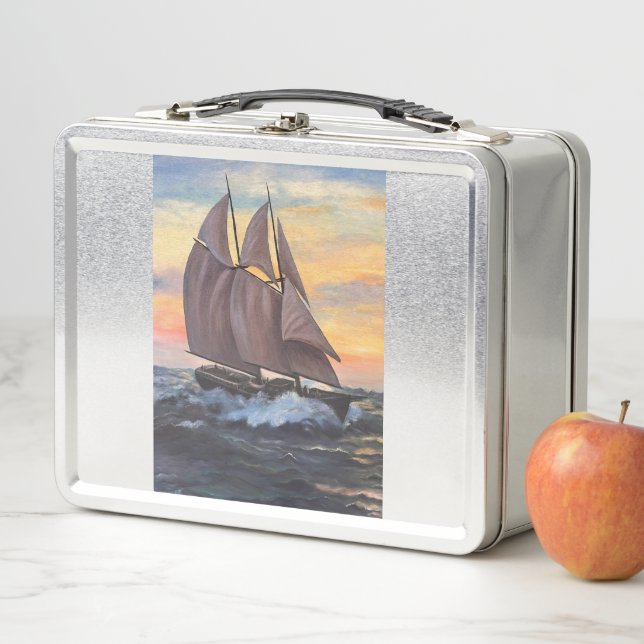 Schooner Metal Lunchbox (In Situ)